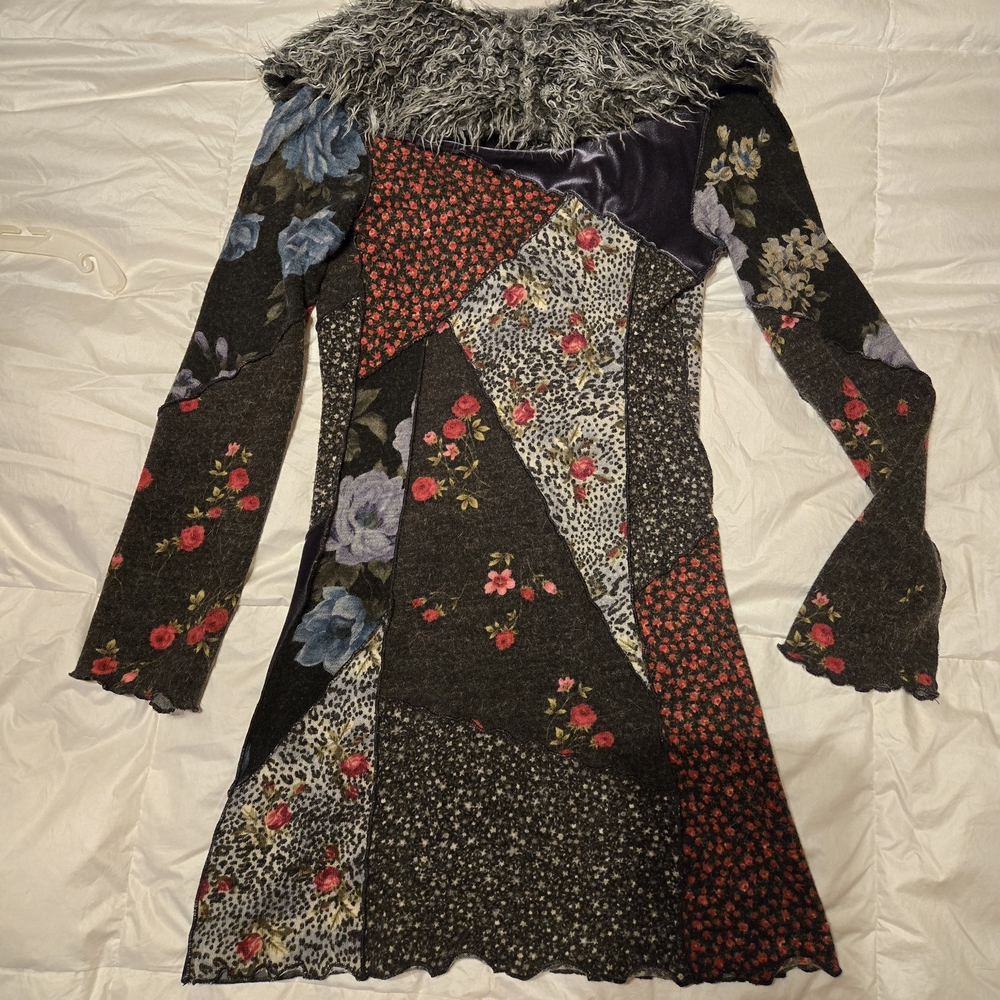 Ann Ferriday Multicolor Patchwork Jacket - Picture 2 of 7